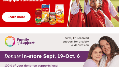 Sobeys Campbell's 'Let's Team Up' Email Ad