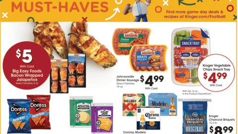 Kroger 'Tailgating Must-Haves' Feature