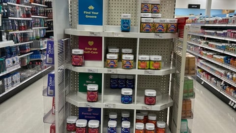 Target Olly Vitamins Endcap