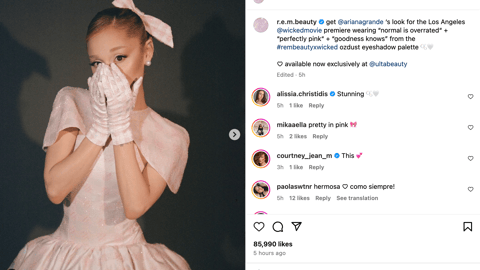 r.e.m beauty Ulta Beauty Wicked Facebook Update