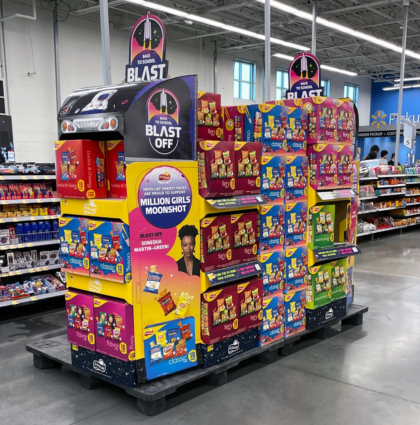 a store inside of a building