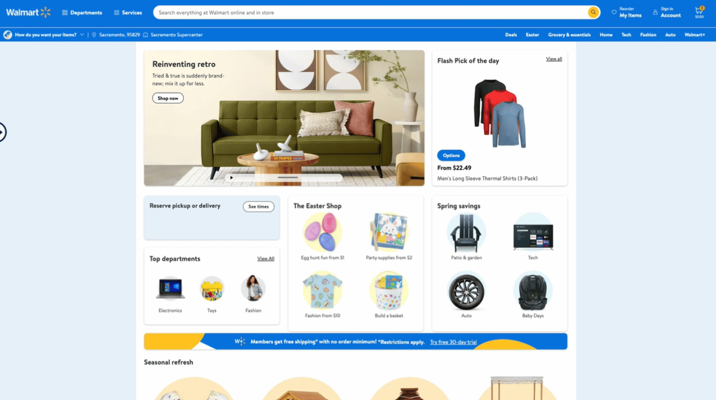 walmart homepage