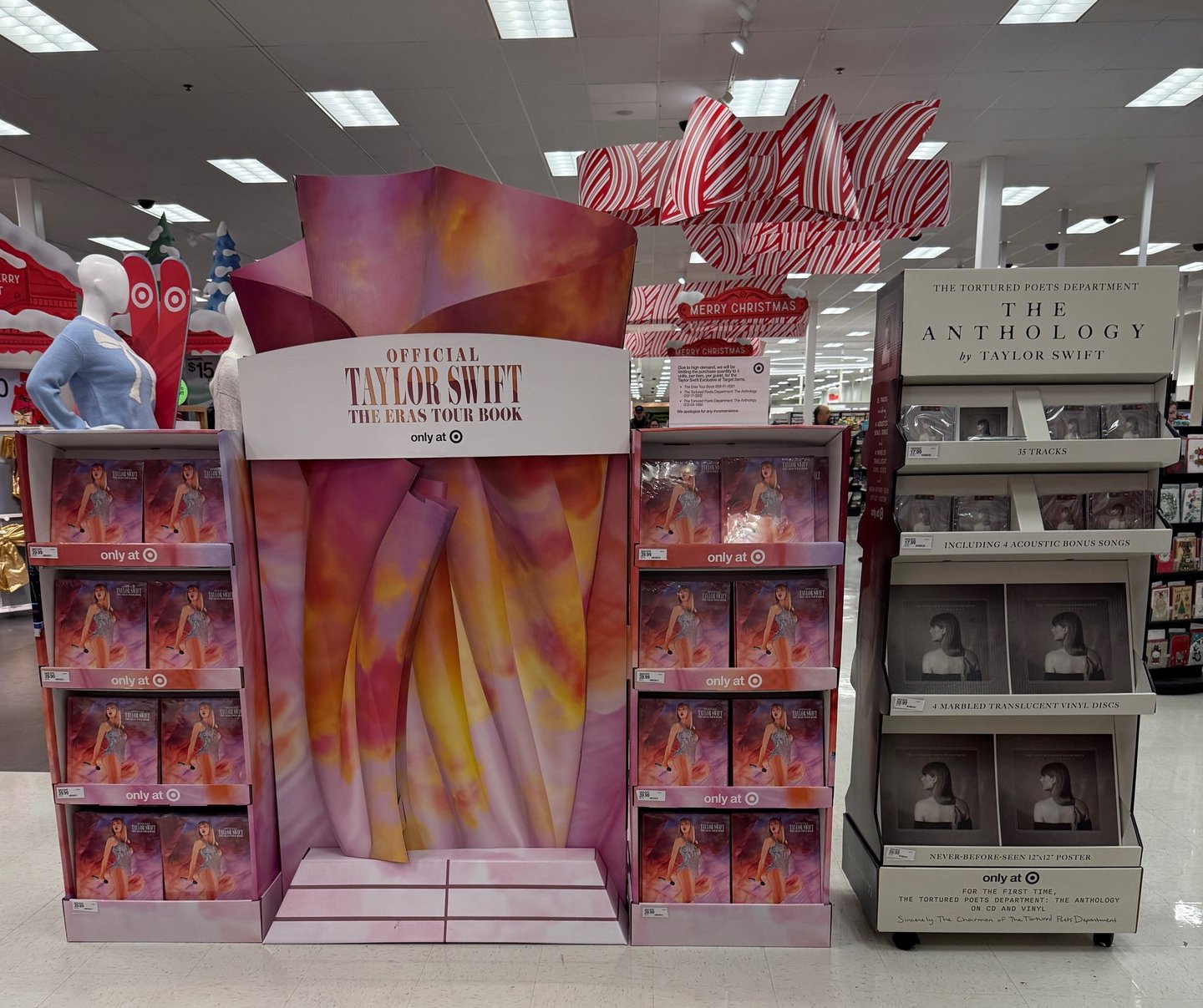 target taylor swift eras tour book display