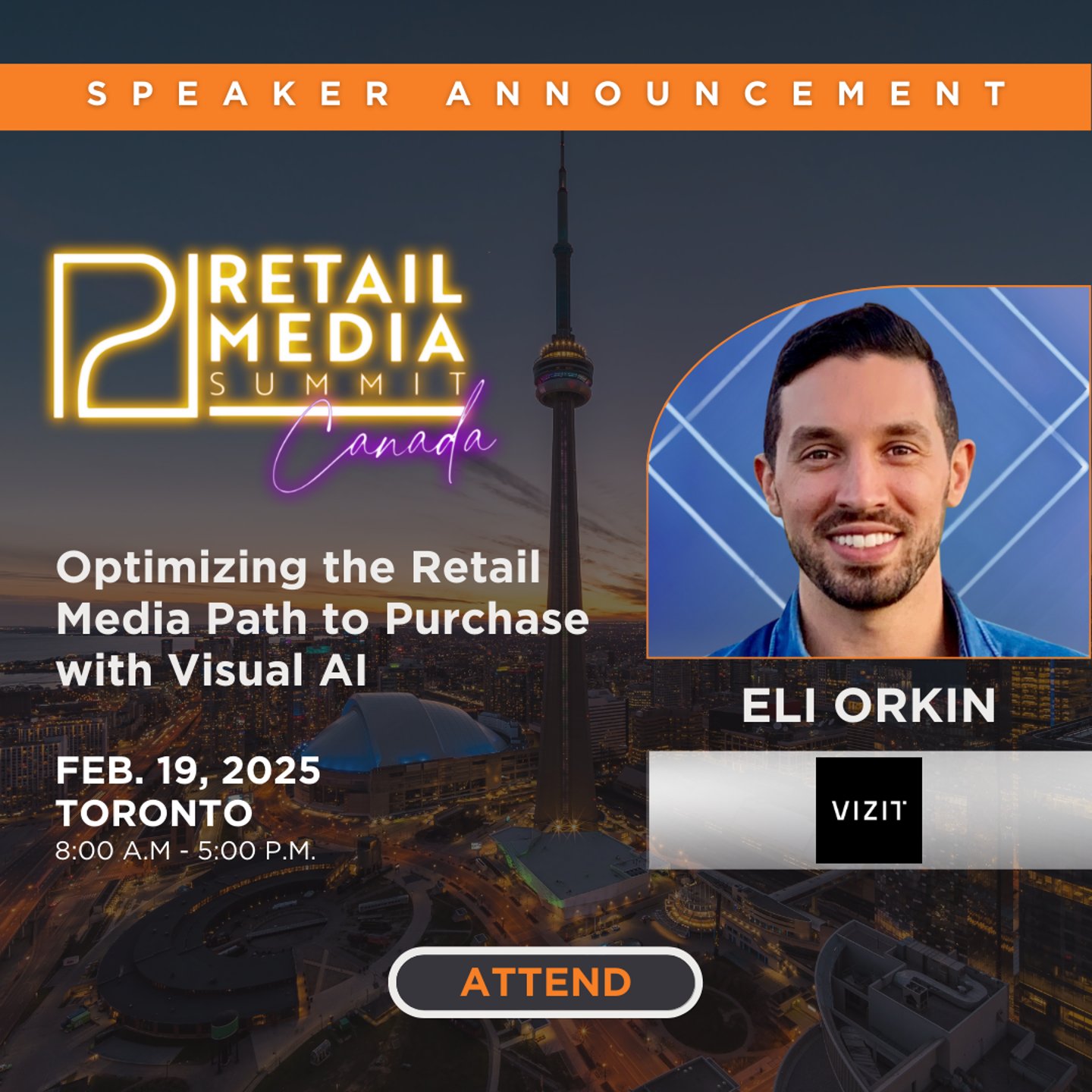 eli orkin vizit retail media summit canada p2pi