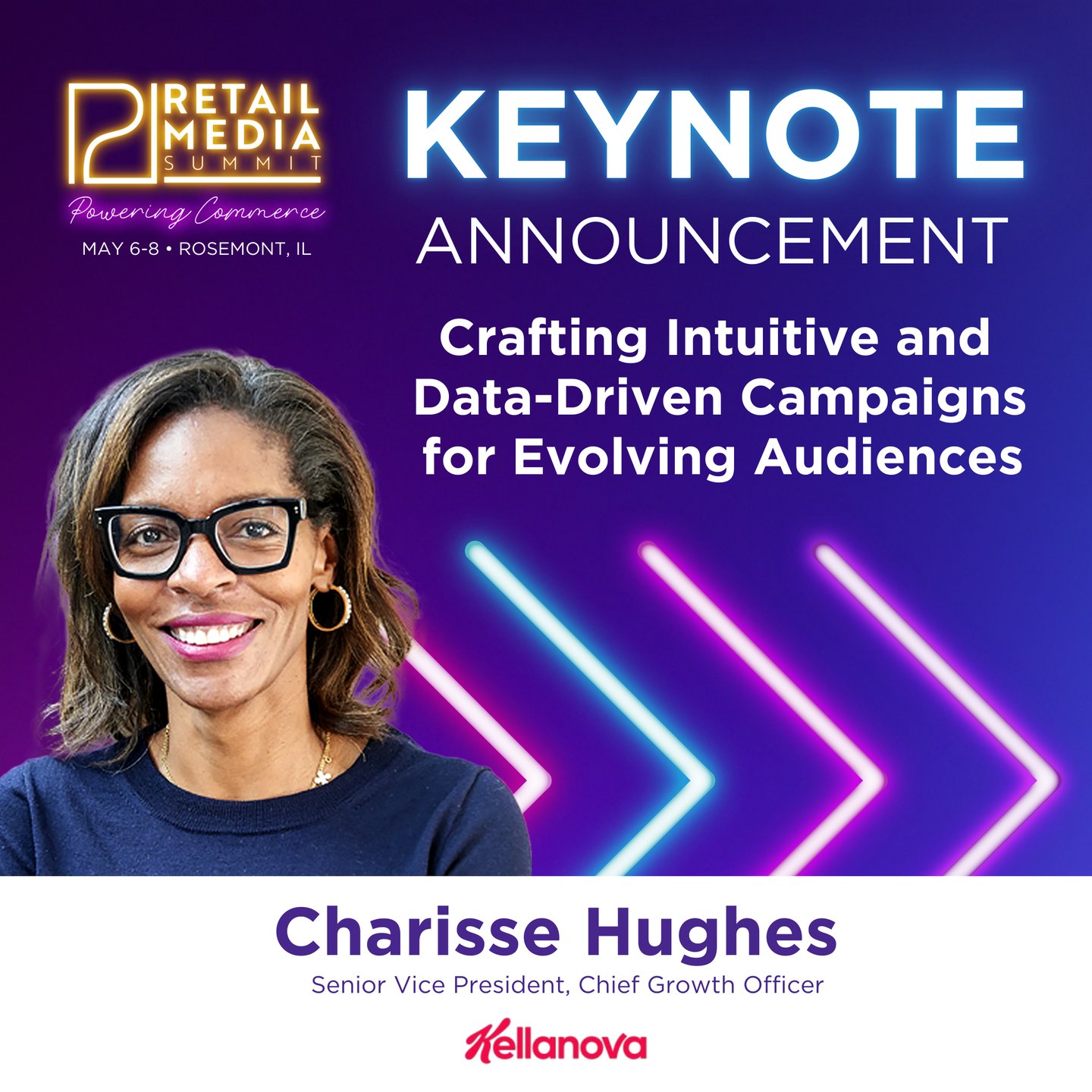 Charisse Hughes of Kellanova to keynote Retail Media Summit 2025