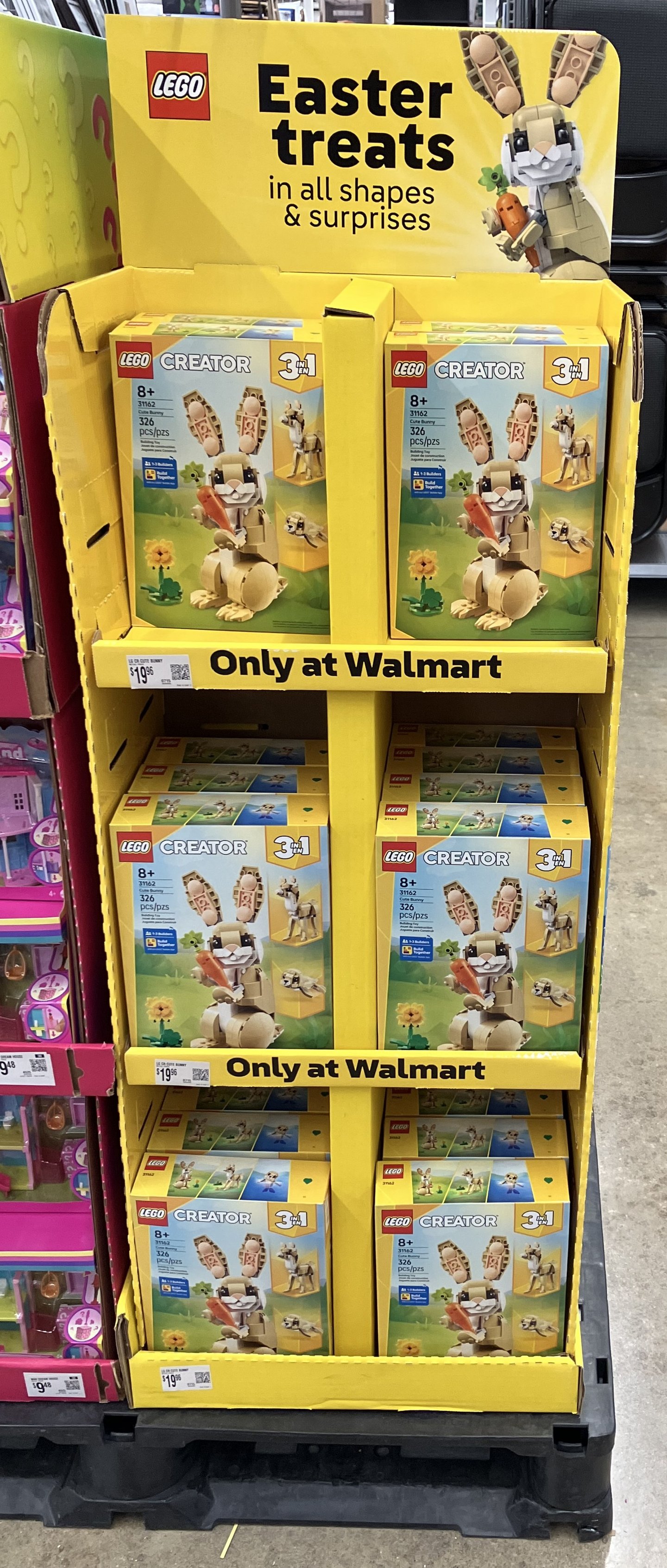 Walmart Lego 'Easter Treats' Floorstand