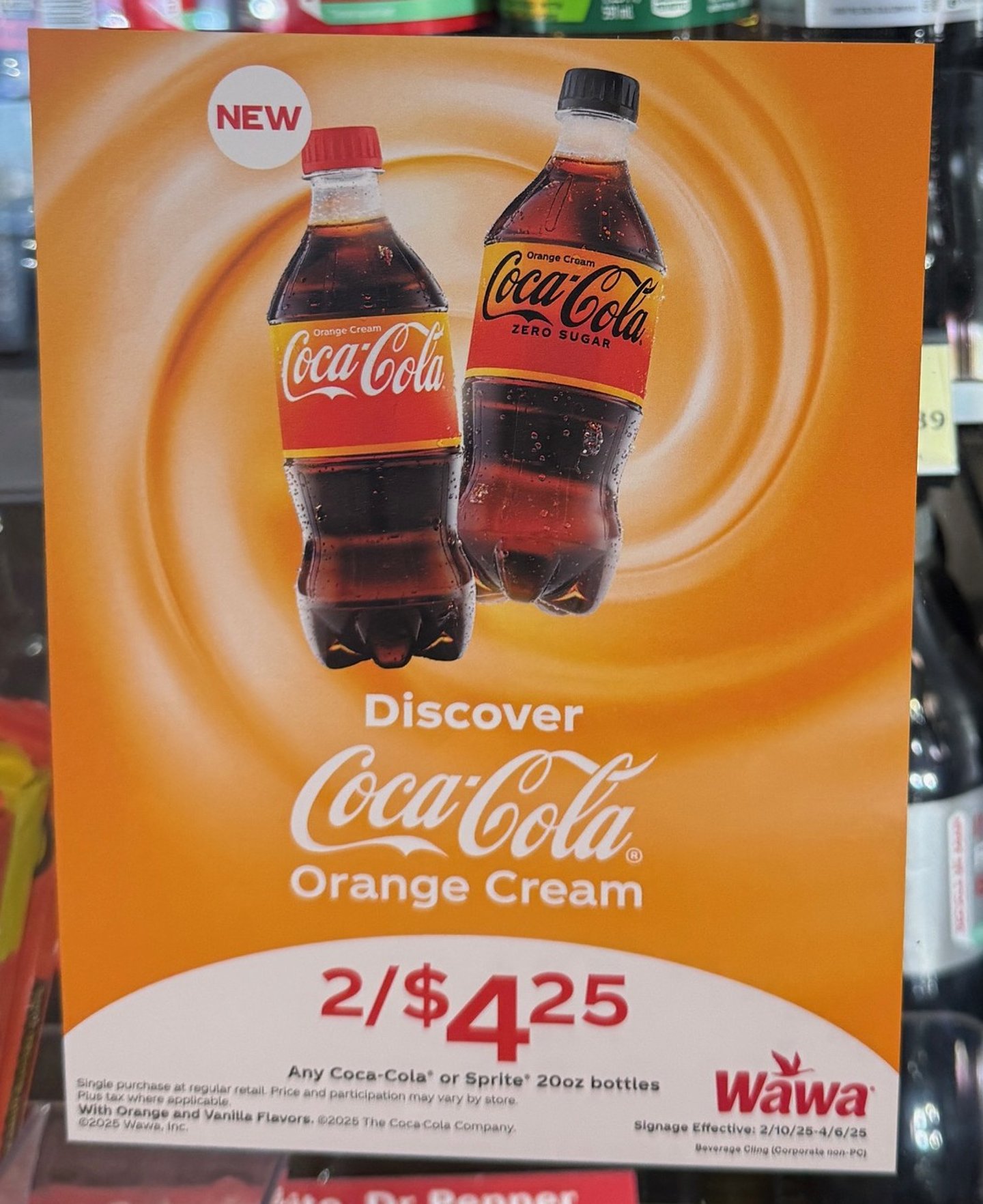 Wawa Coca-Cola Orange Cream