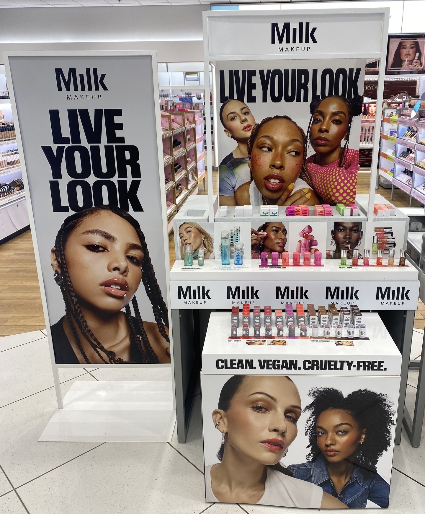 Ulta Milk Makeup 'Live Your Look' Display Fixture