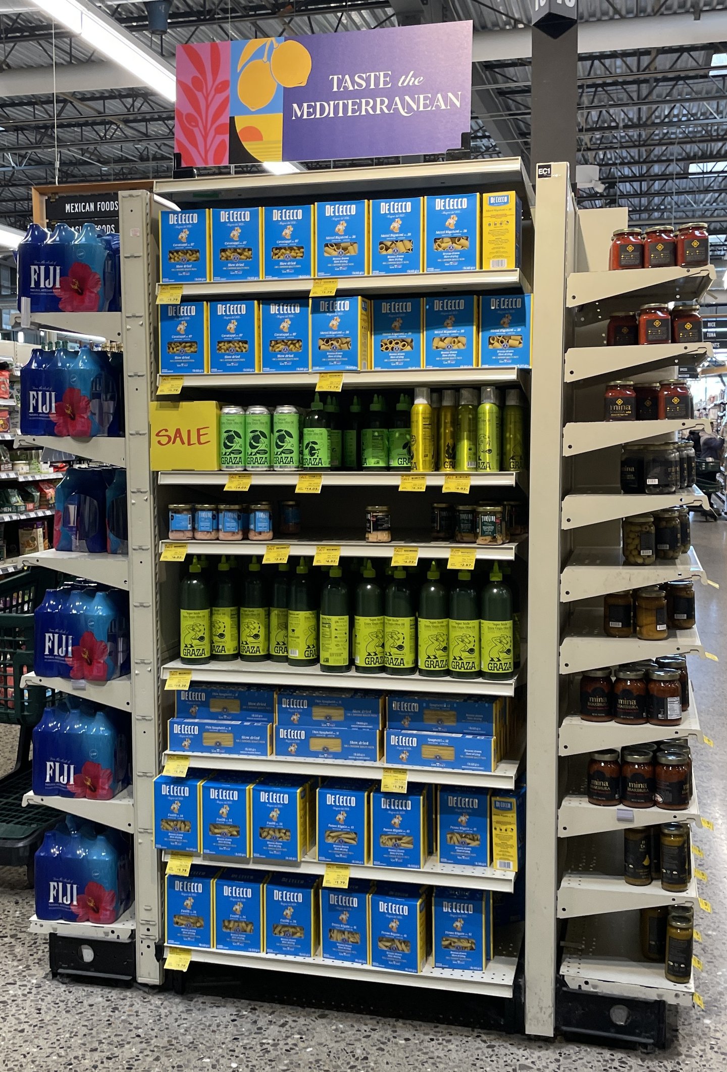 Whole Foods 'Taste the Mediterranean' Endcap