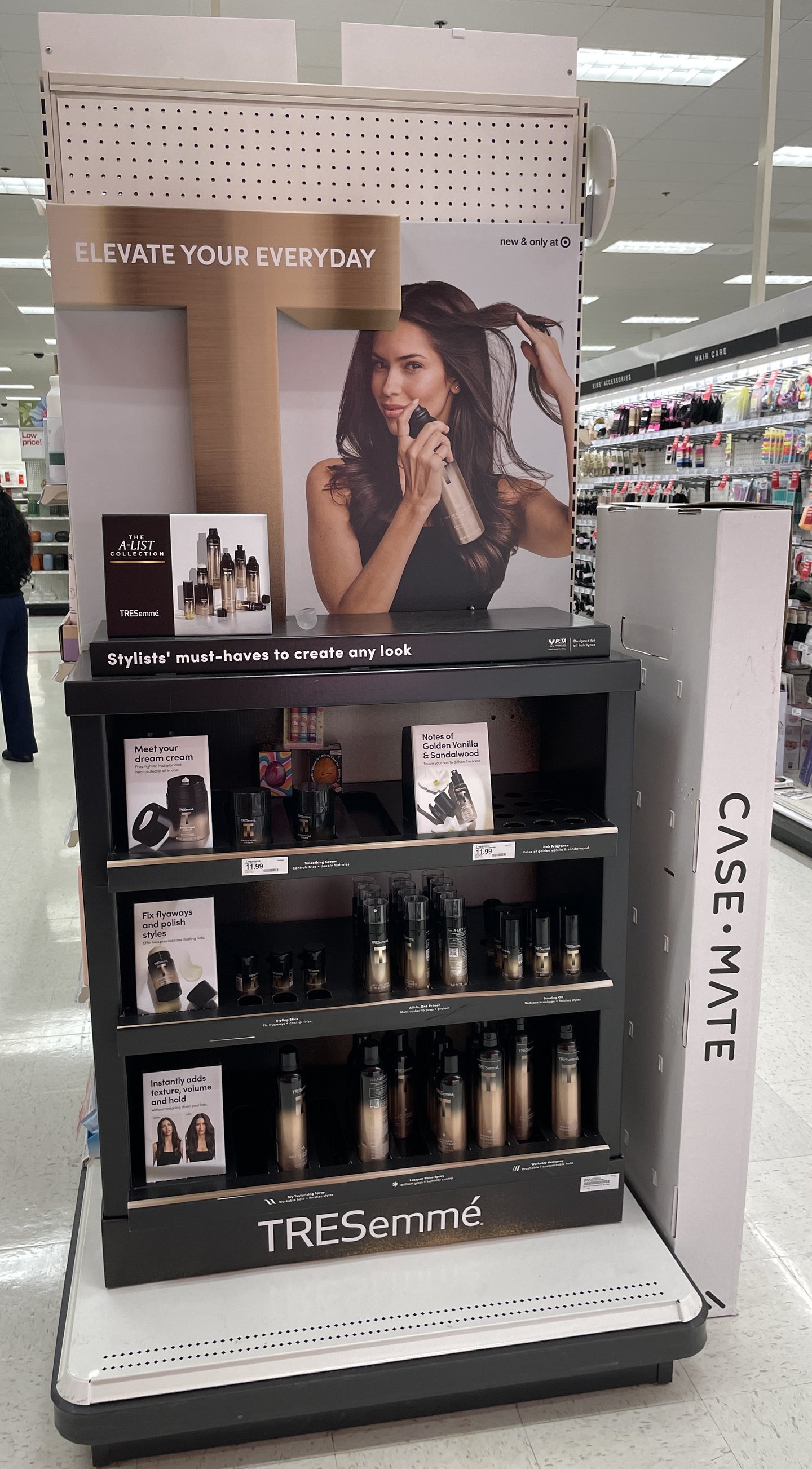 Target Tresemme A-List Collection Endcap