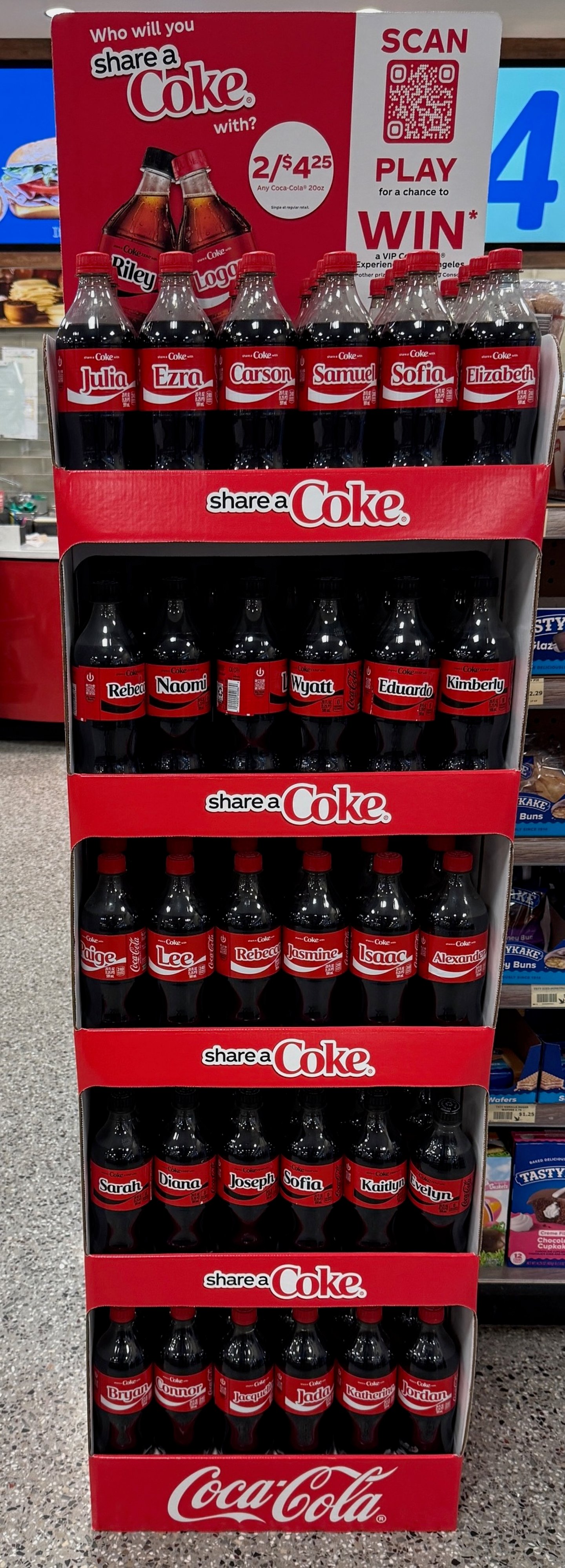 Wawa 'Share a Coke' Floorstand