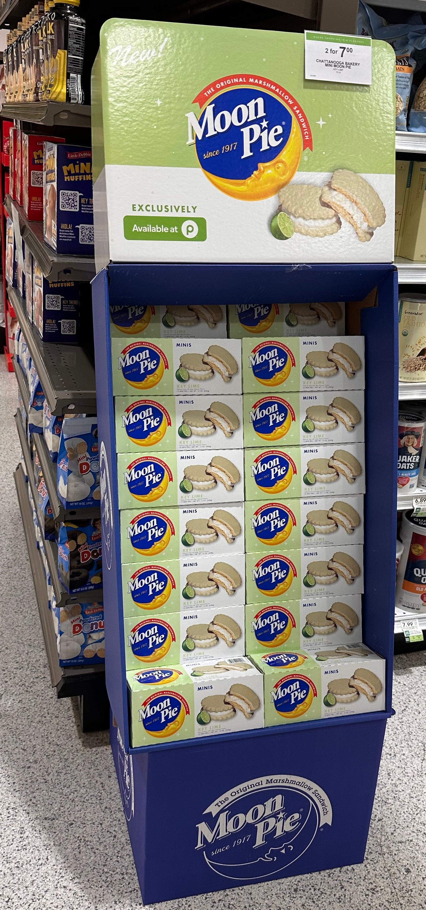 MoonPie Key Lime Publix Floorstand