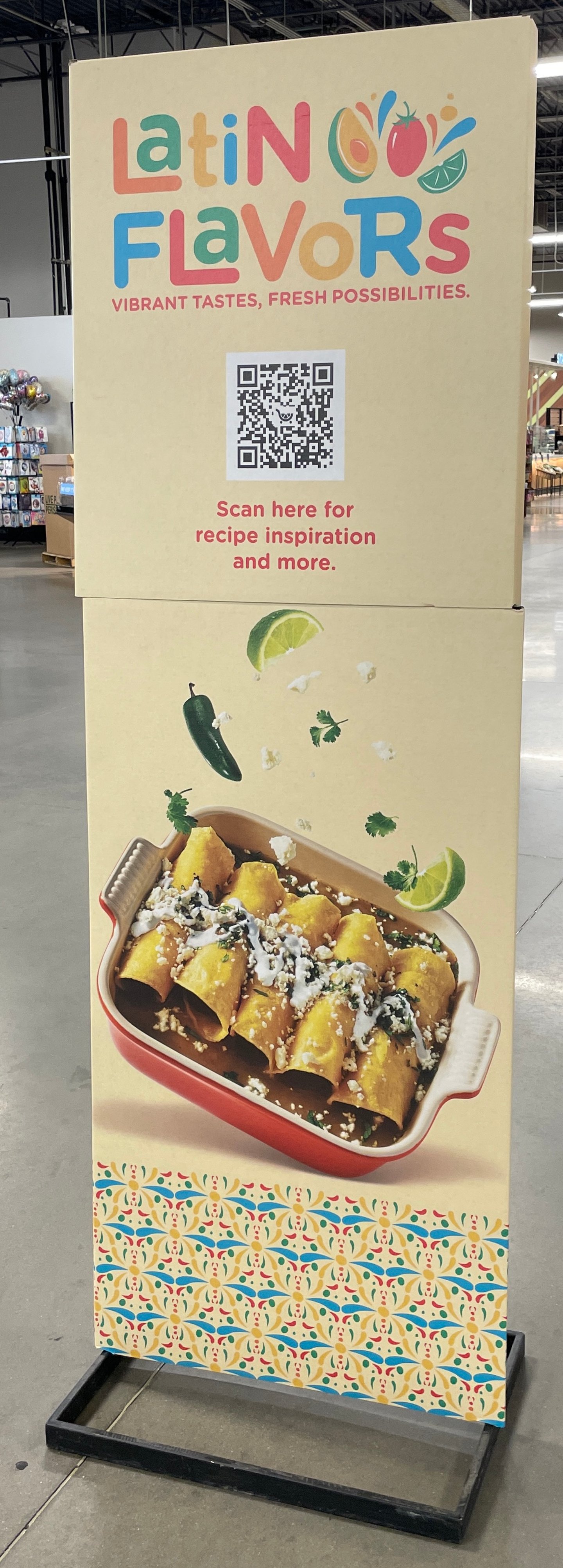 Kroger 'Latin Flavors' Standee