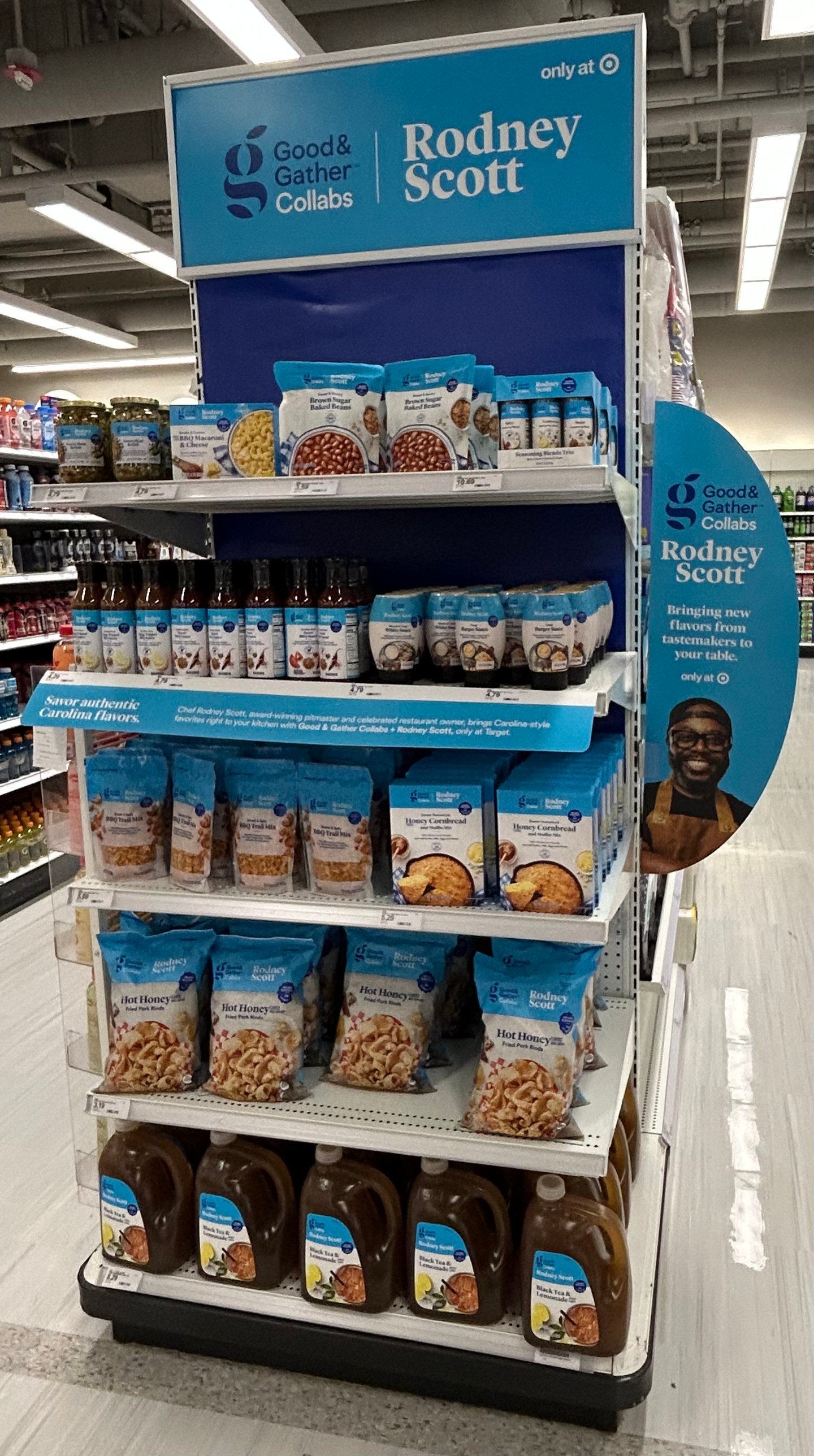 Target Good & Gather Collabs Rodney Scott Endcap