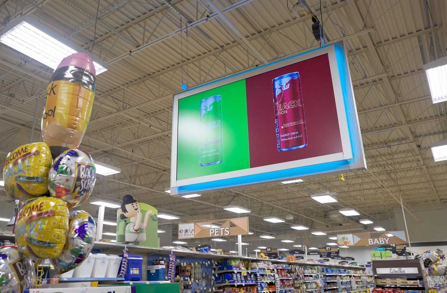 Barrows Kroger Red Bull Sign