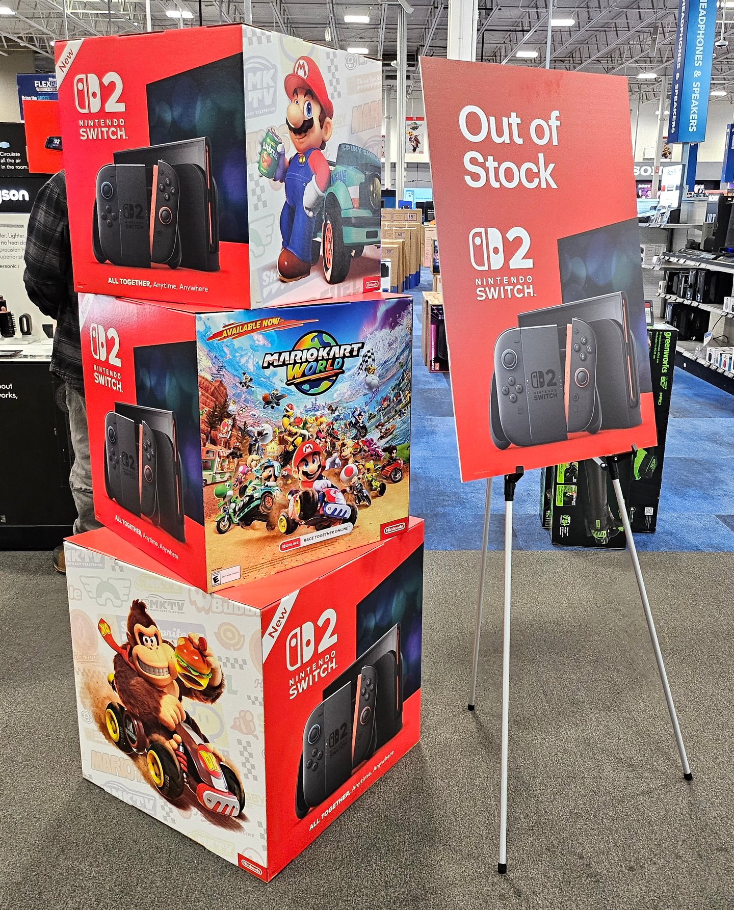 Nintendo Switch 2 Aisle Display