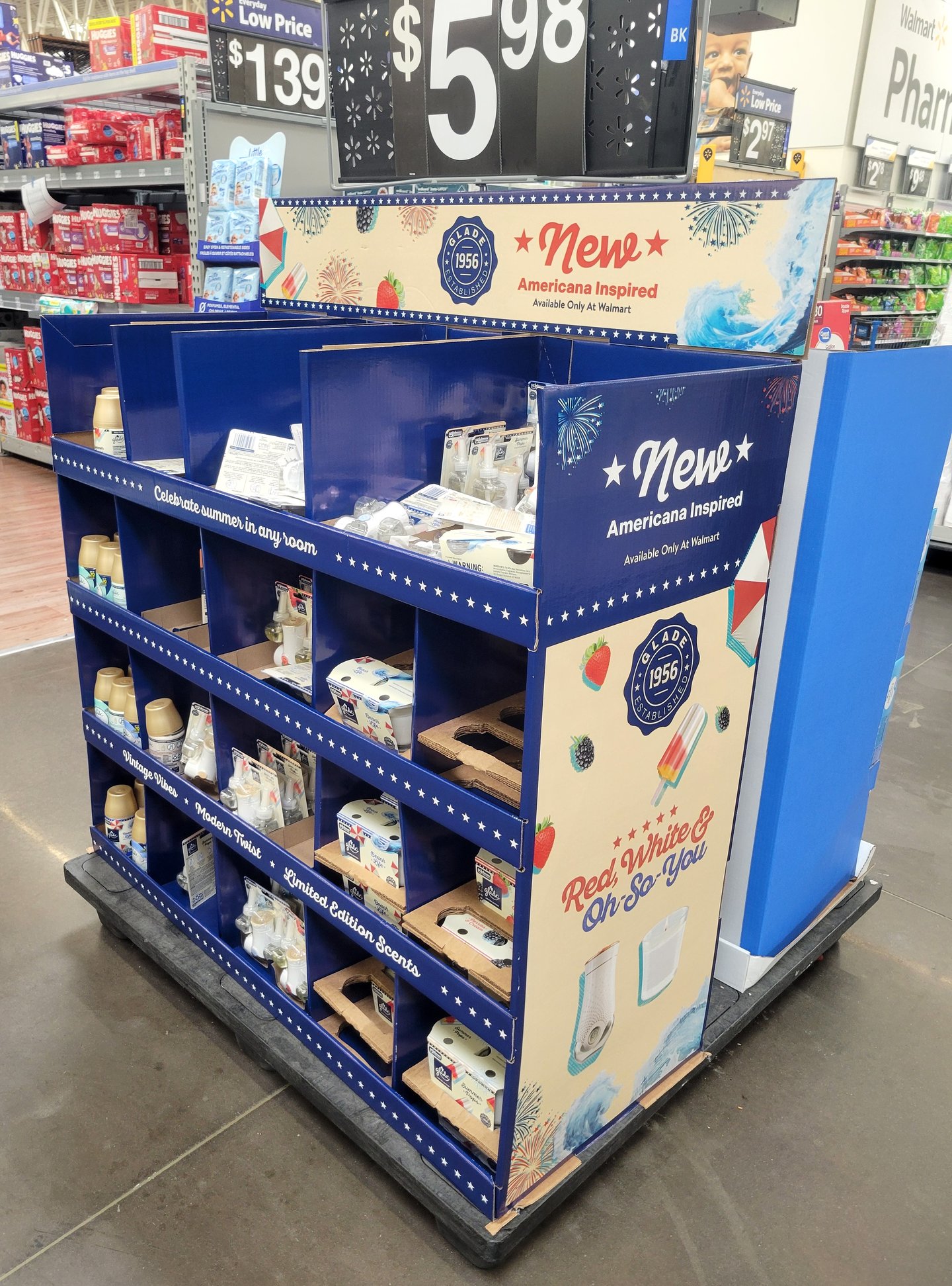 Walmart Glade Americana Half Pallet
