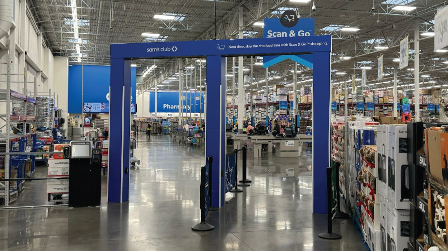sam's club exit tech