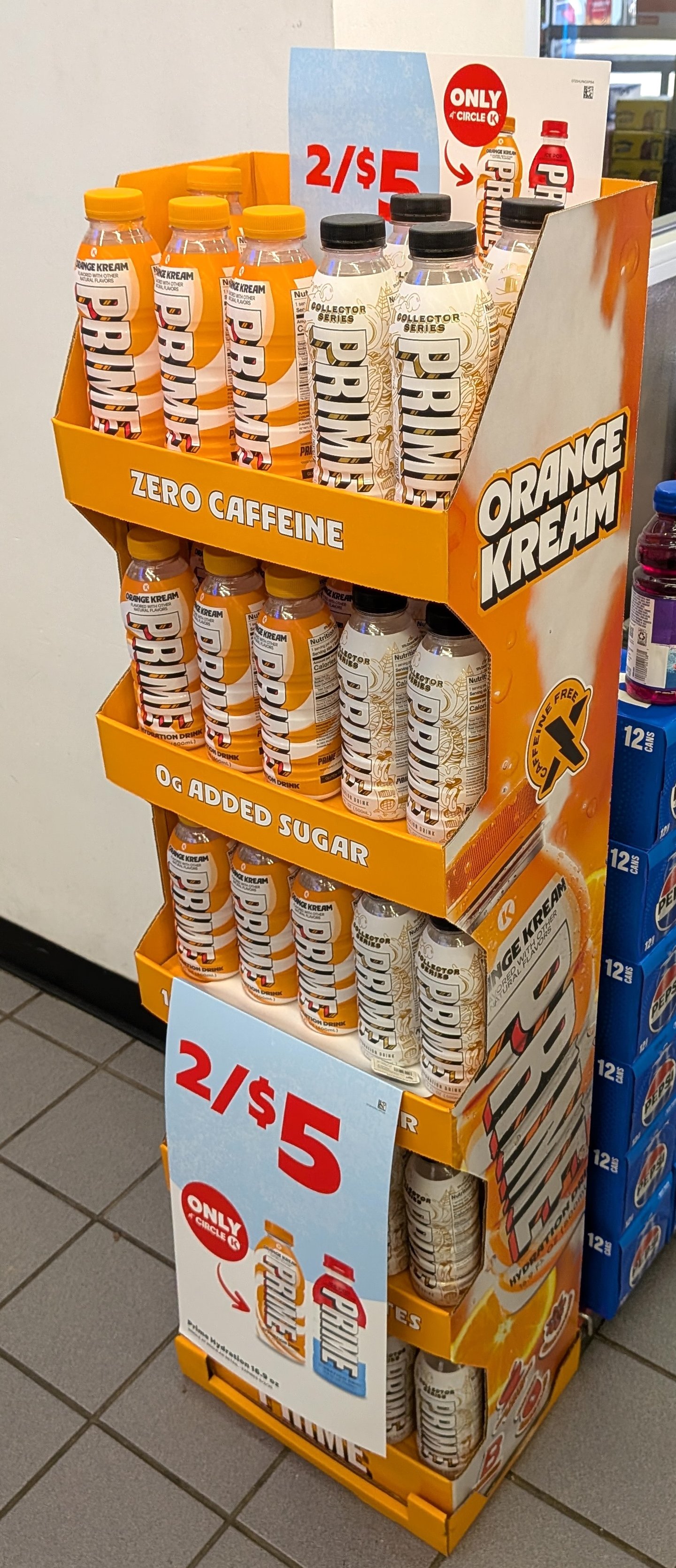 Circle K Prime Orange Kream Floorstand
