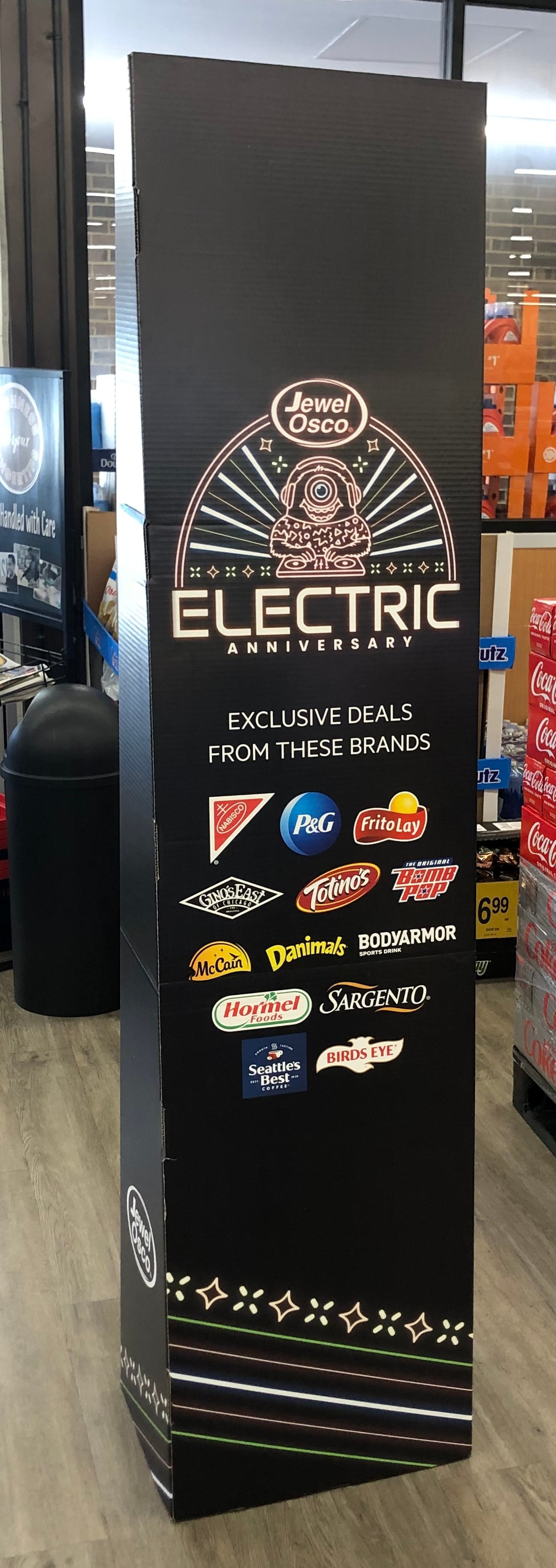 Jewel-Osco 'Electric Anniversary' Standee