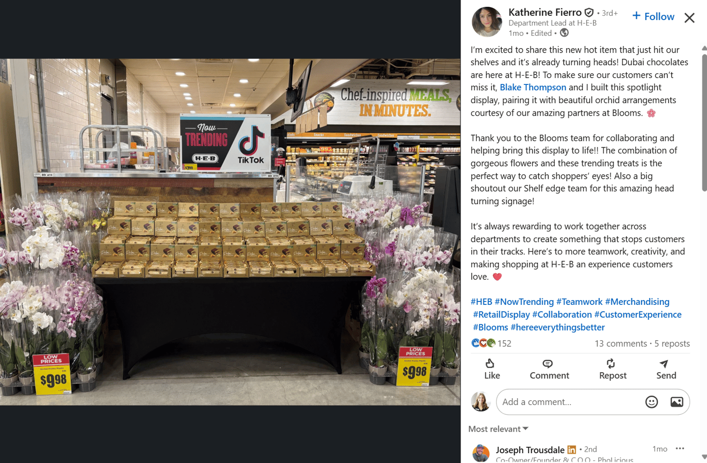 h-e-b dubai chocolate