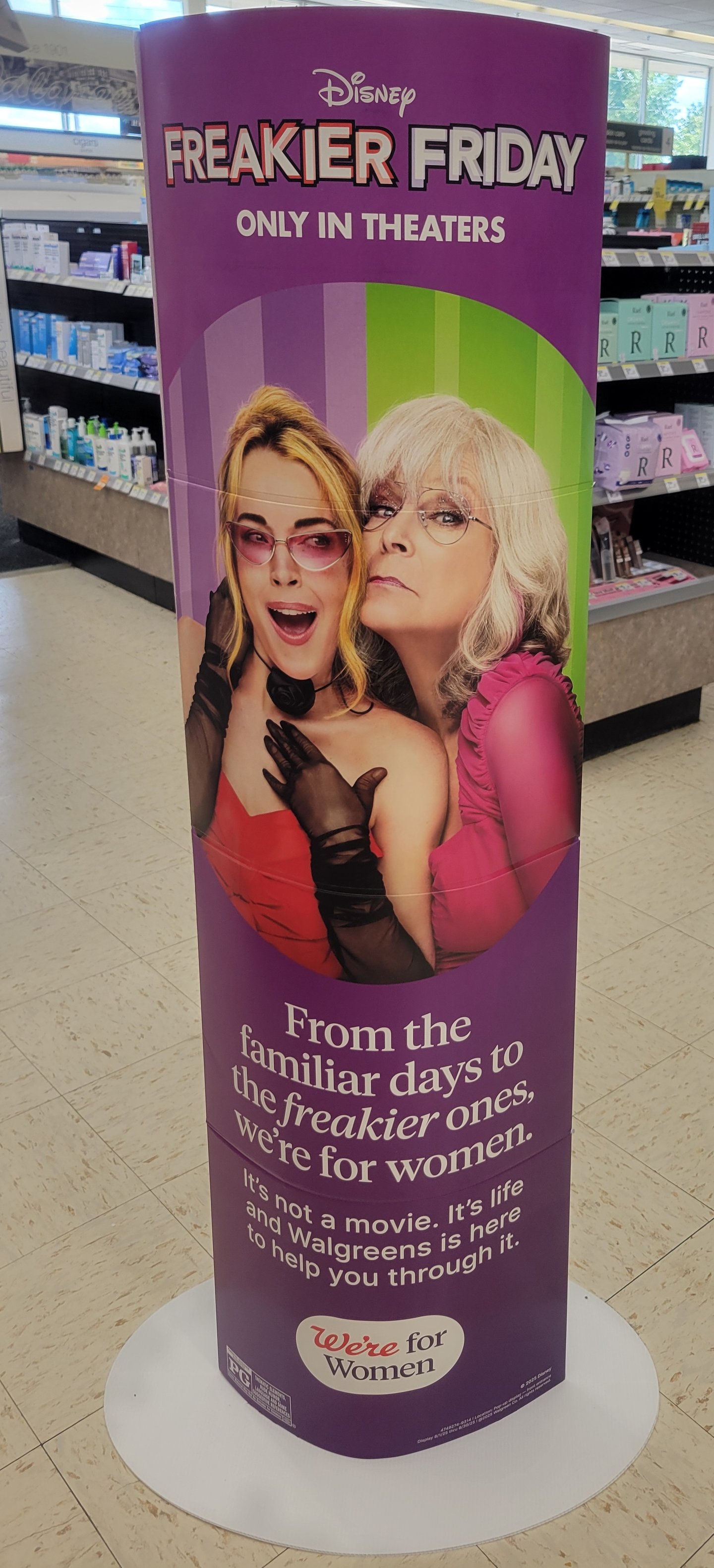 Walgreens 'Freakier Friday' Standee