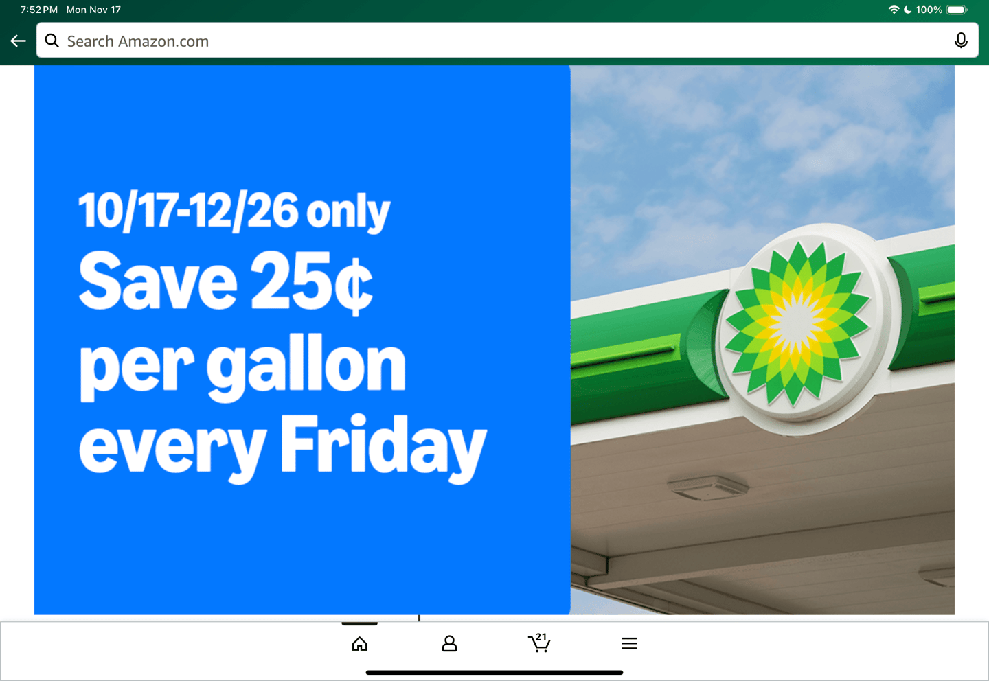 Amazon Prime earnify incentive