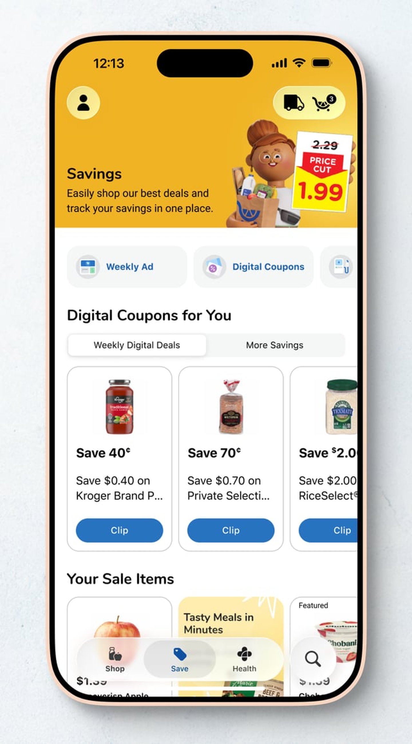 kroger app refresh