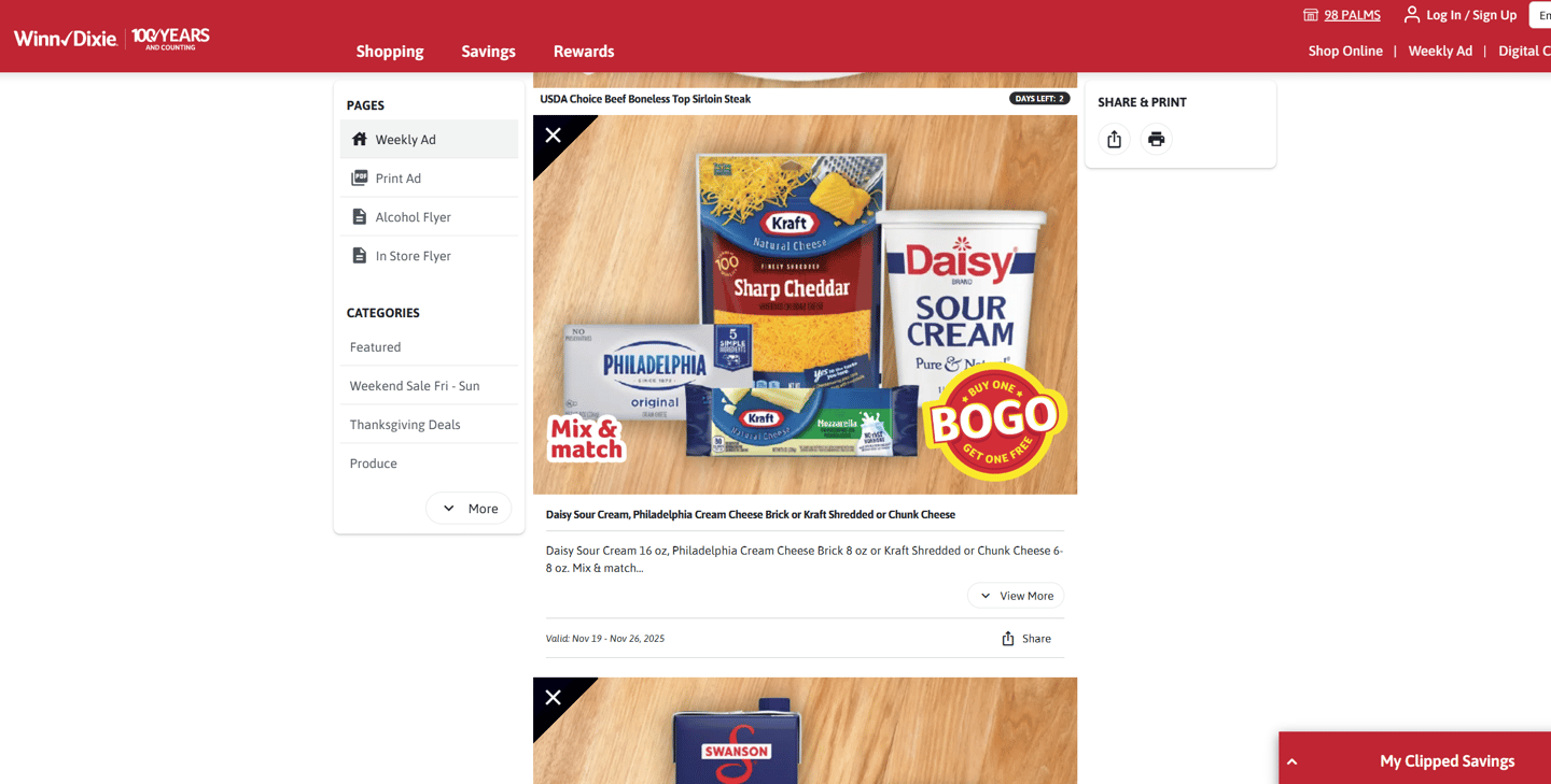 southeastern grocers x ideal digital circulars