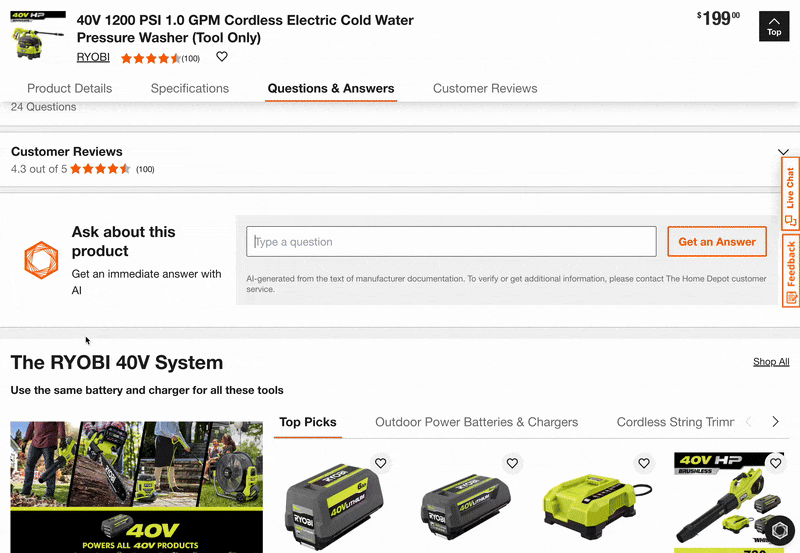 home depot magic apron AI
