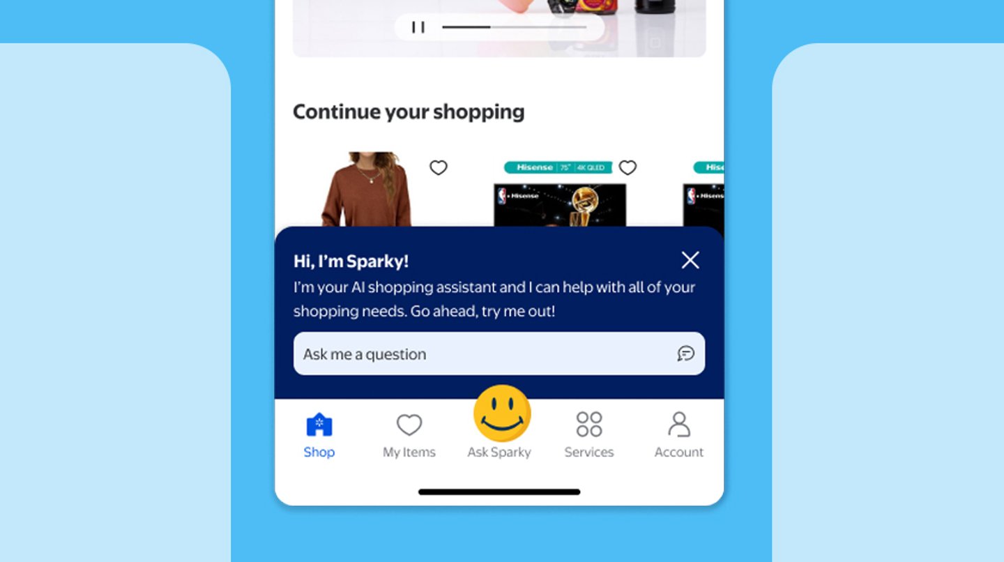 walmart ai-powered retail media sparky marty