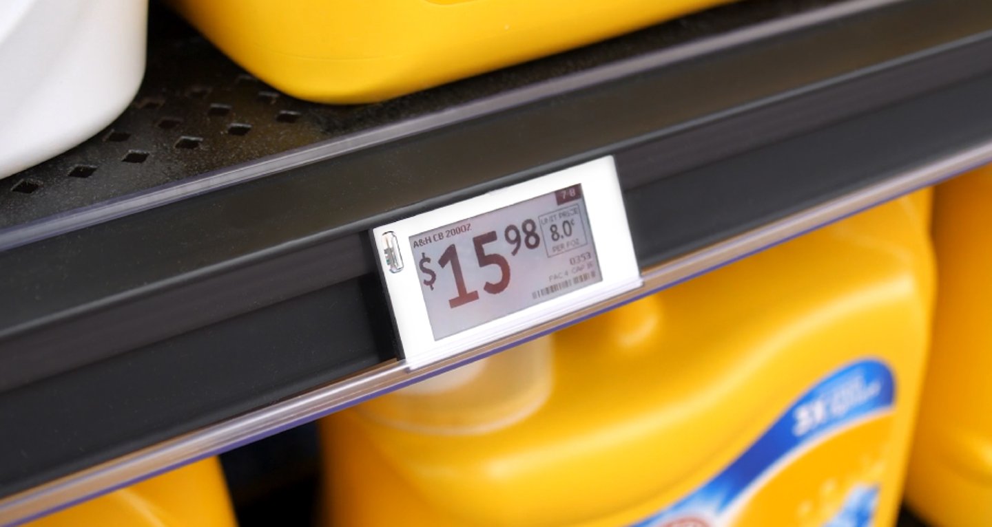 walmart digital shelf labels