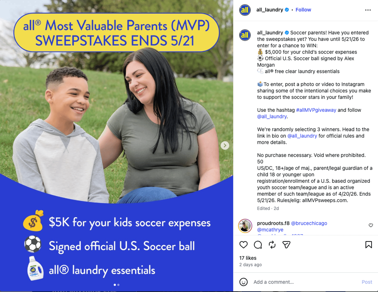 All Most Valuable Parents Instagram Update