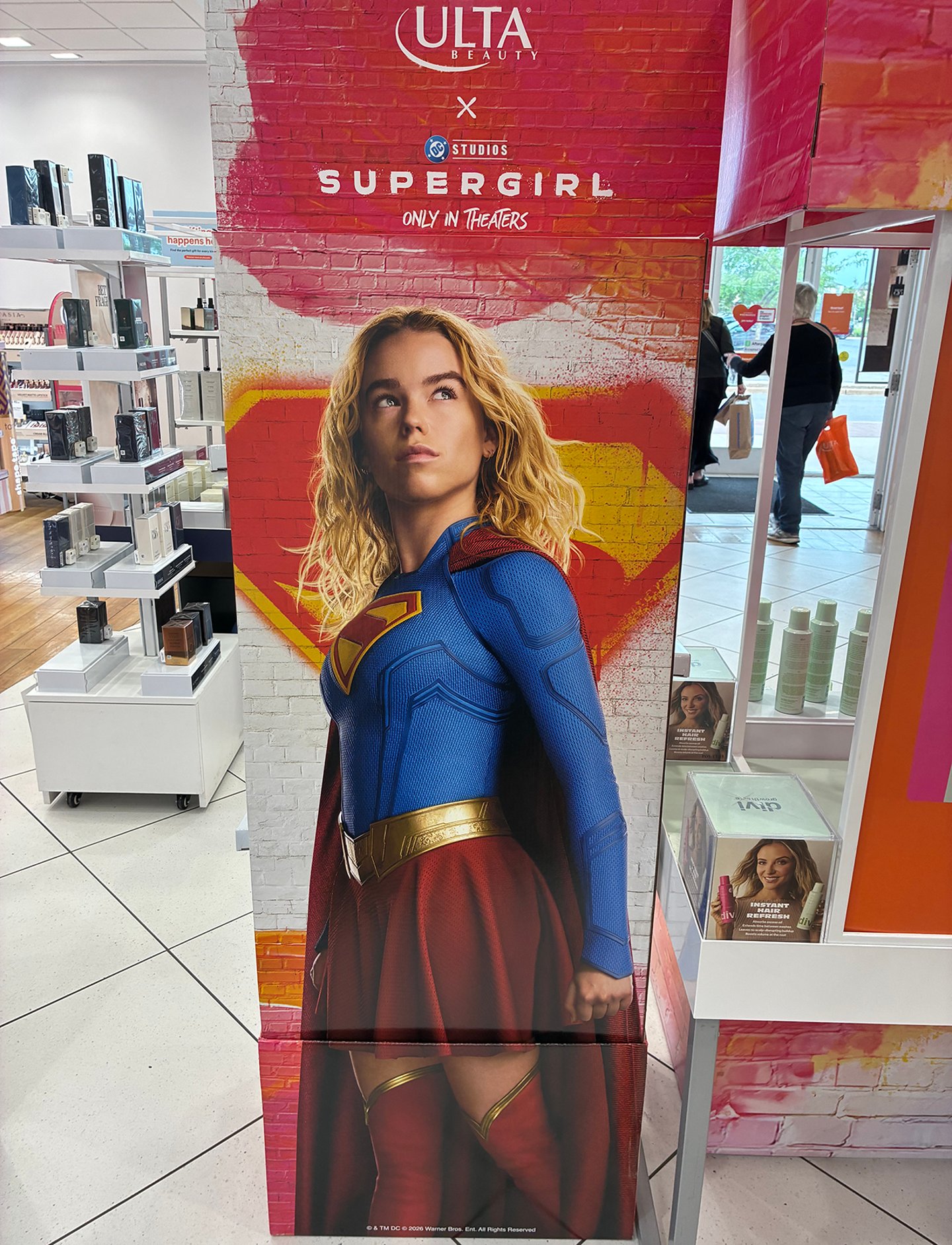 supergirl ulta store display