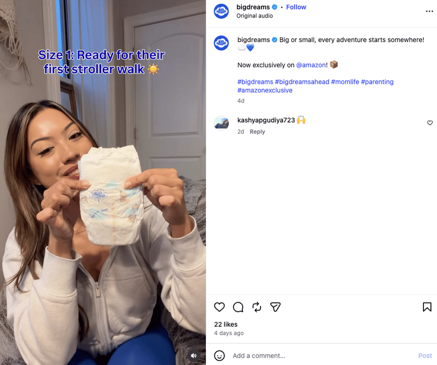 influencer big dreams amazon