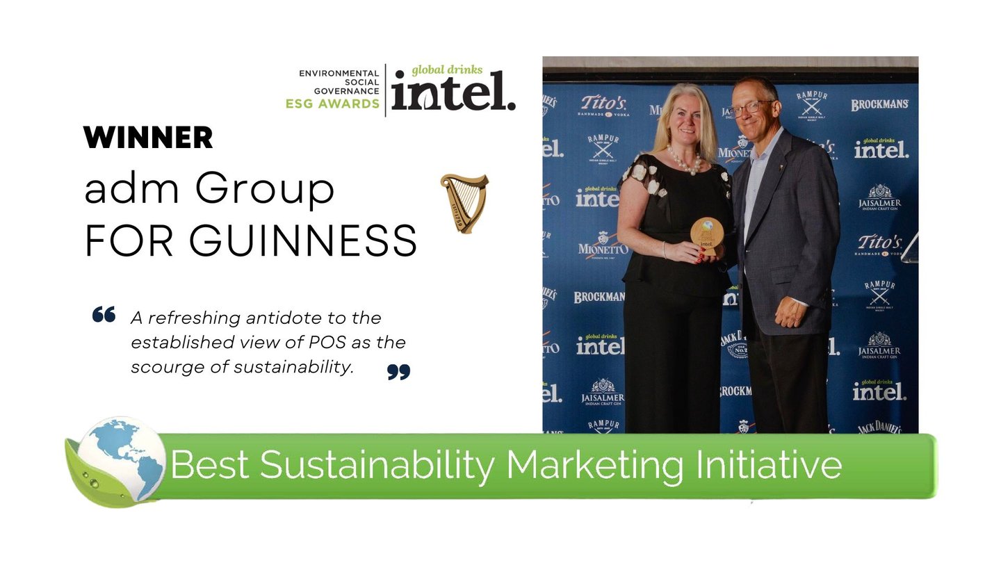 Adm Group guinness st patricks day wins sustainability award