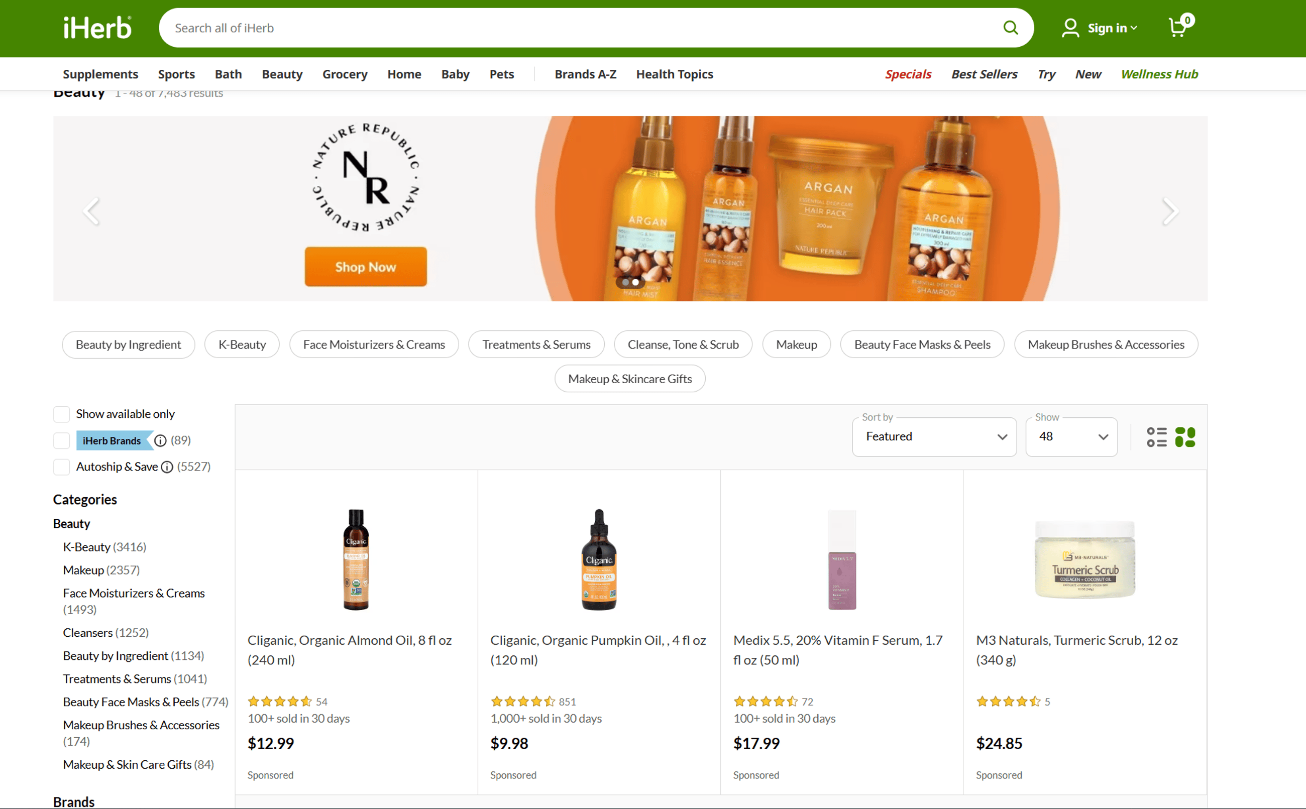 iherb amazon retail ad service
