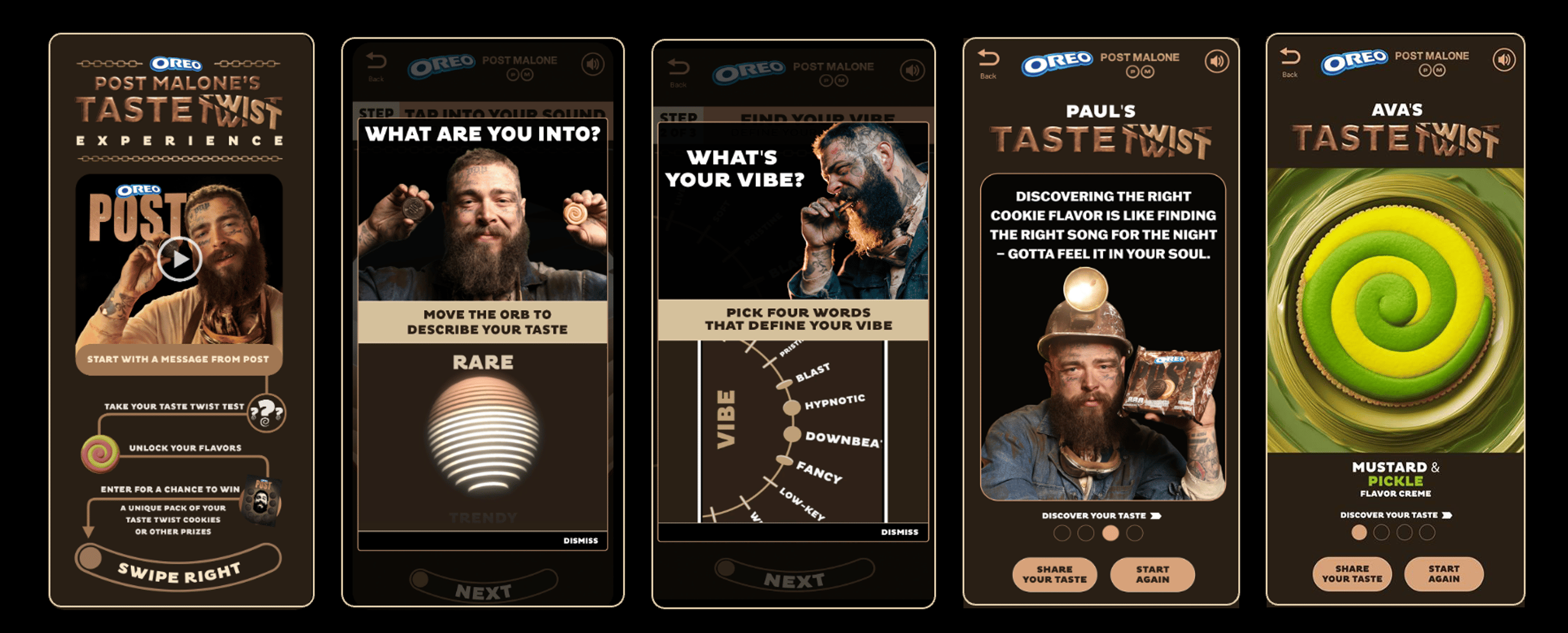 oreo x post malone x snapchat