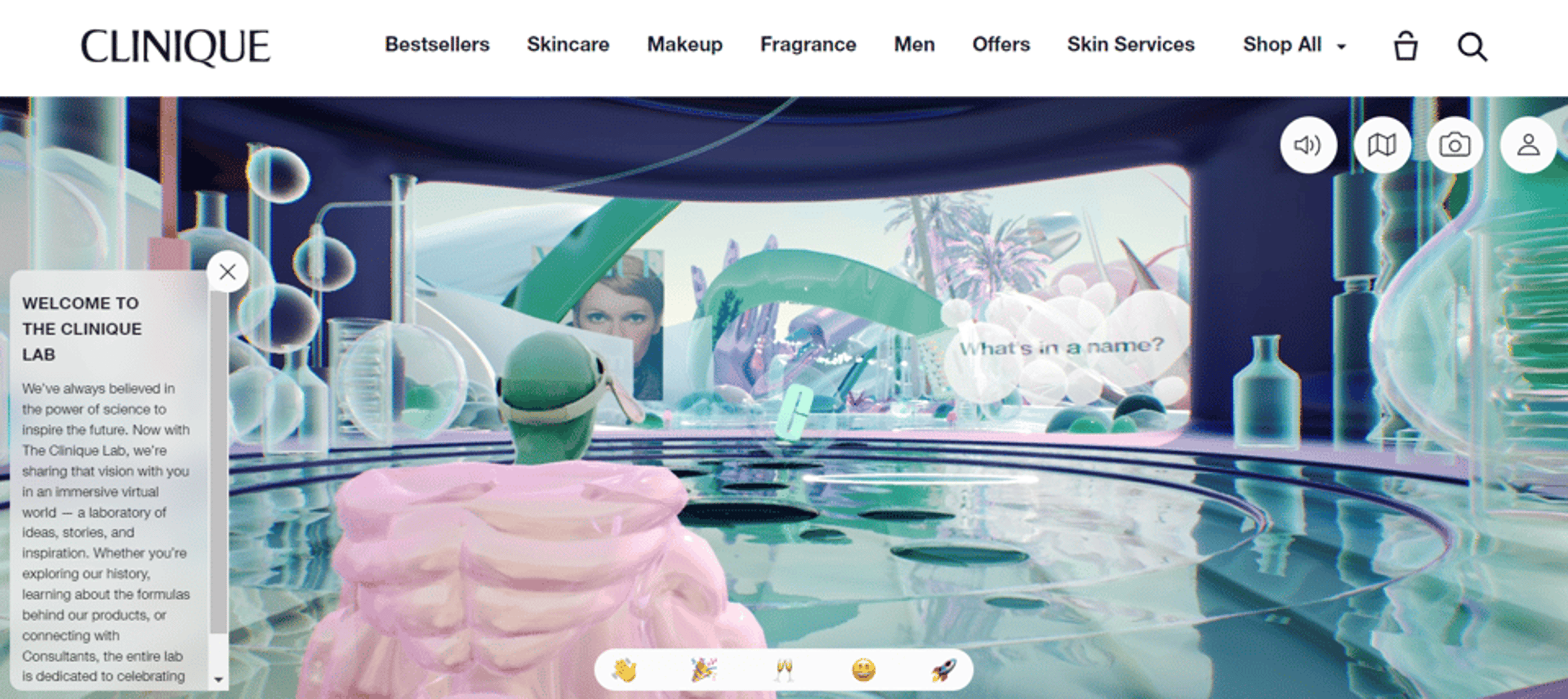 Clinique launches gamified virtual storefront, Clinique Lab, in 2023.