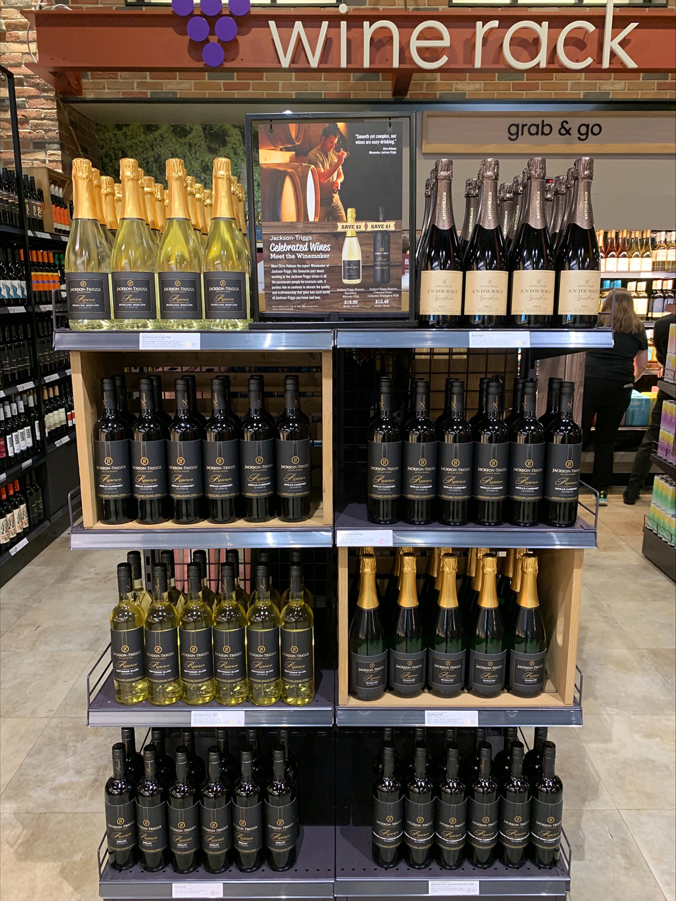 JT winemaker wine rack