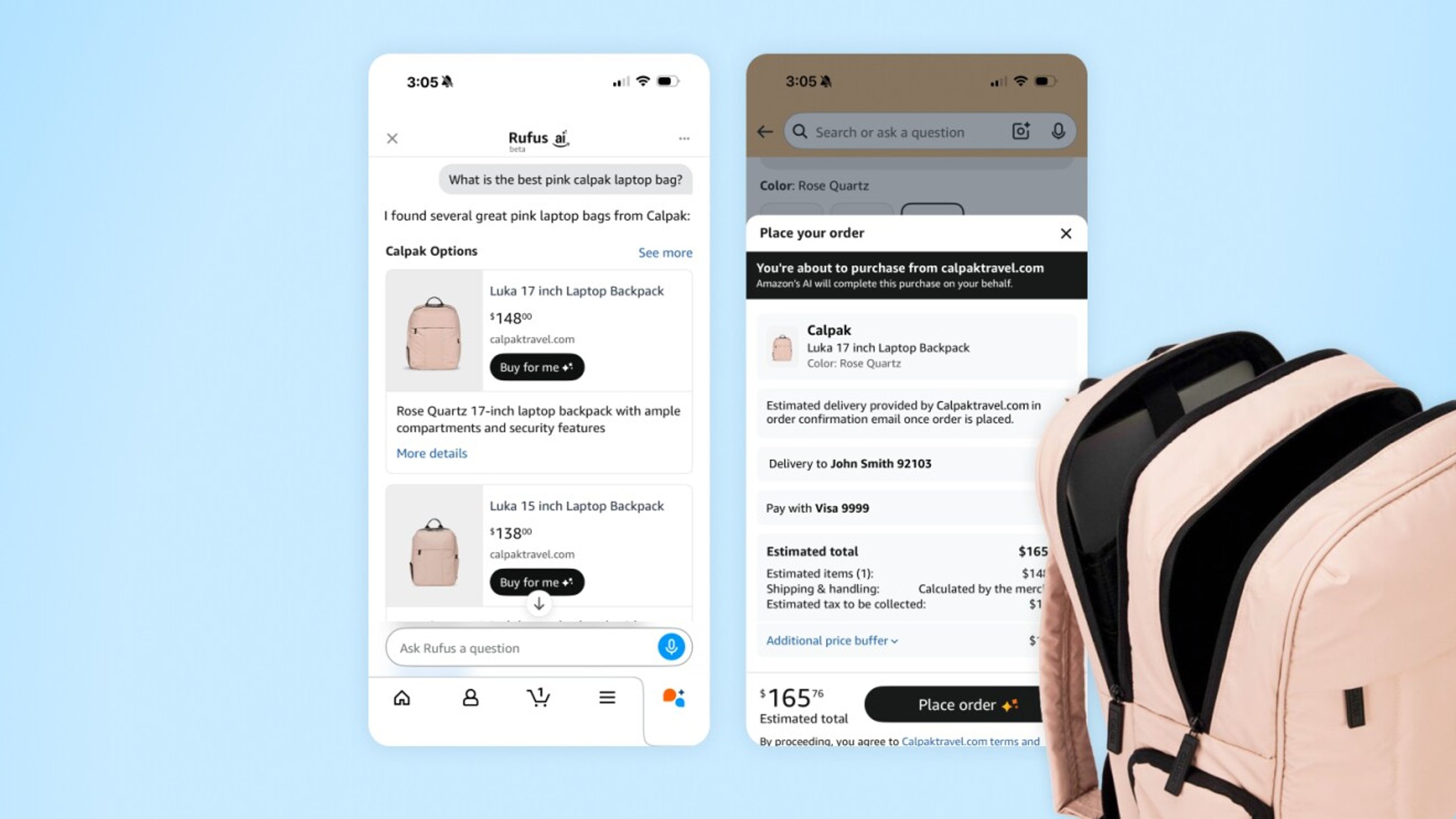 Amazon Rufus shopping across other websites - April 2026