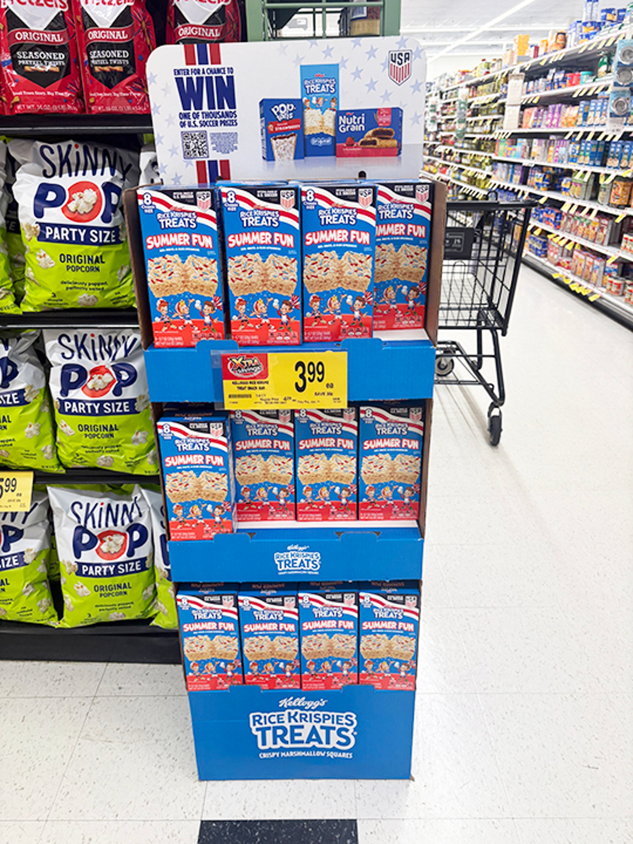 A limited-Edition Pop Tarts floorstand shipper at ACME