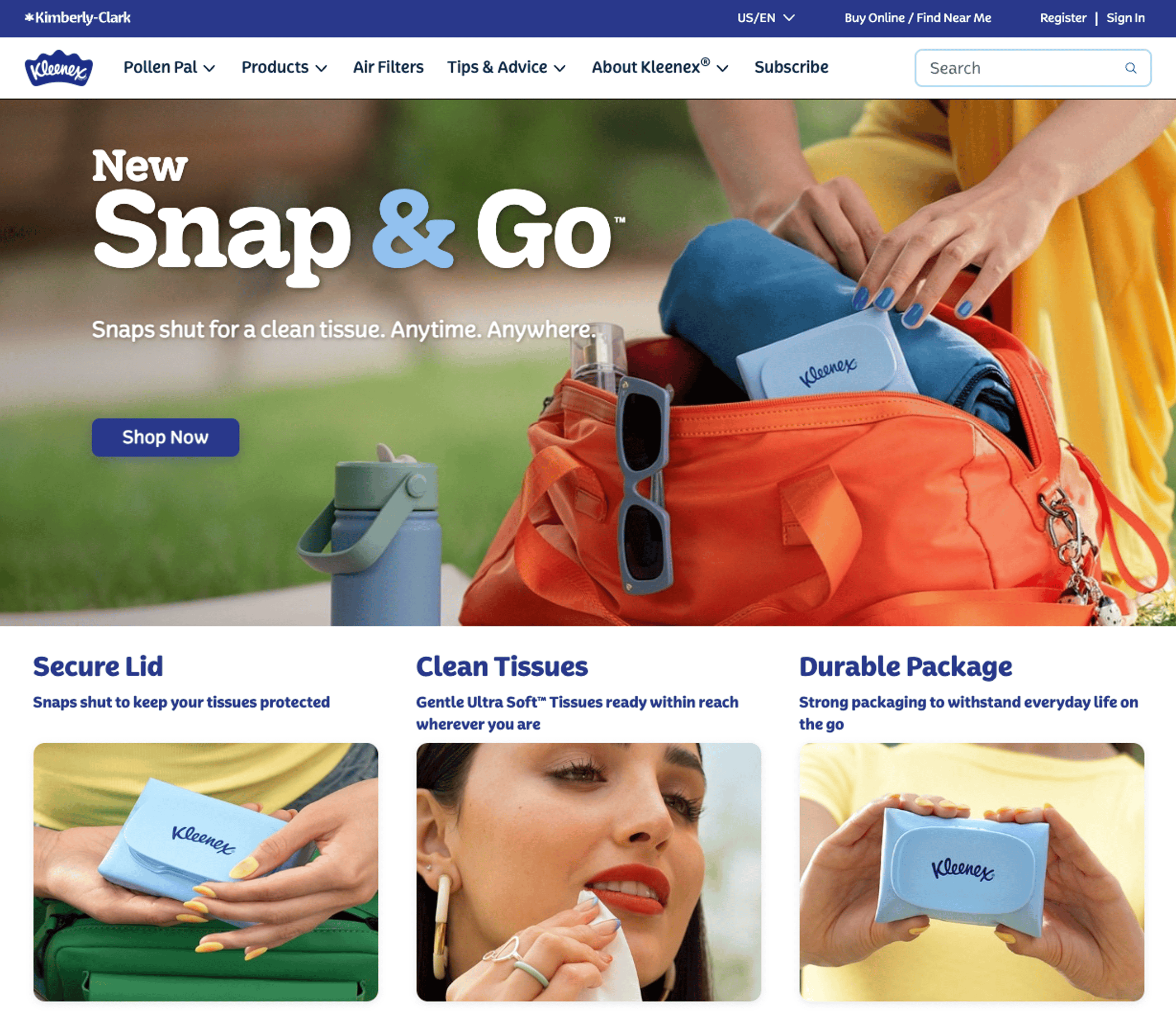 Snap & Go brand page