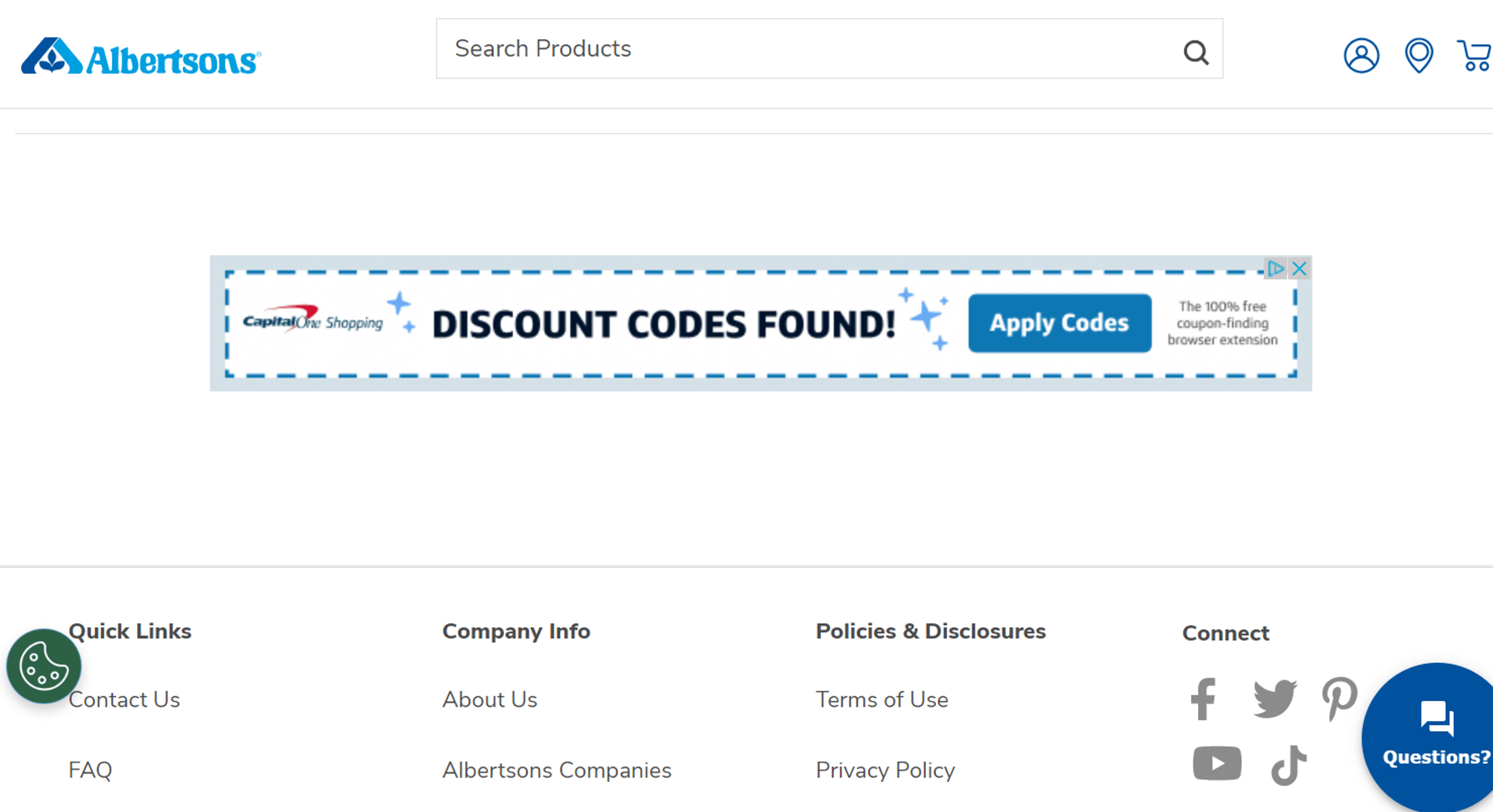 albertsons non endemic ad space