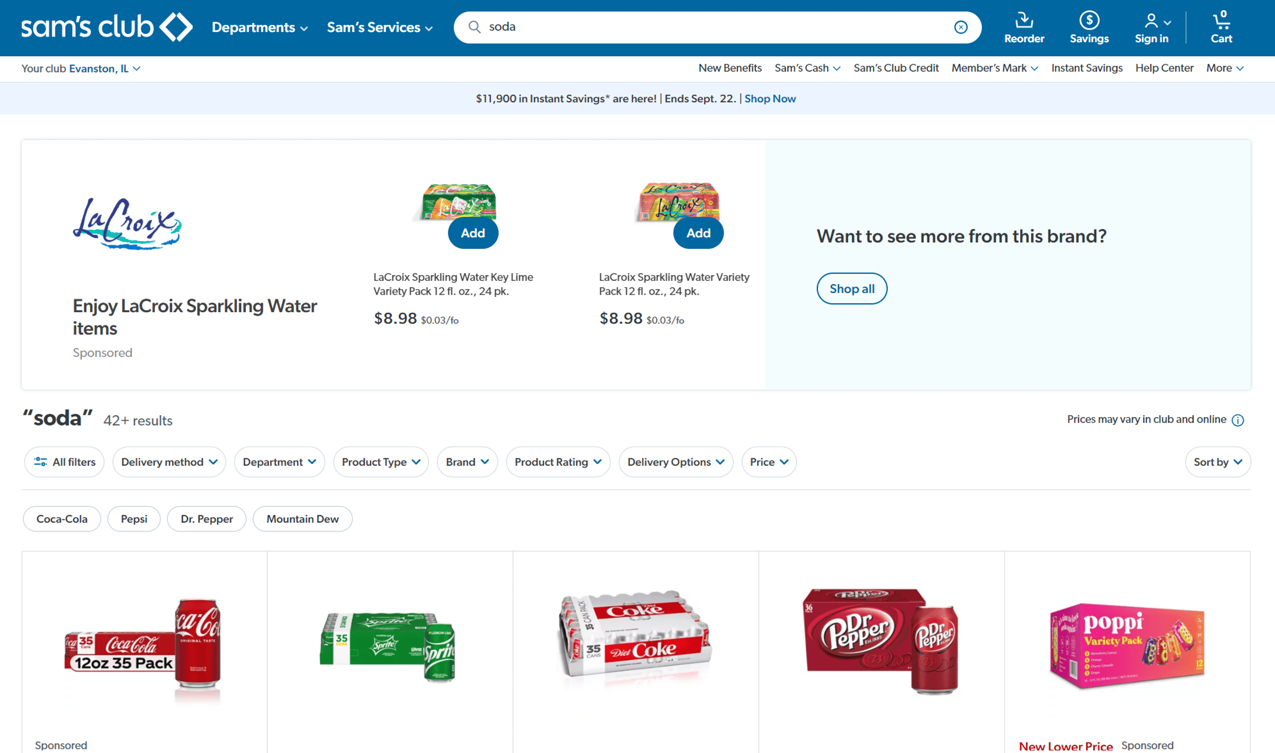 sams club retail media