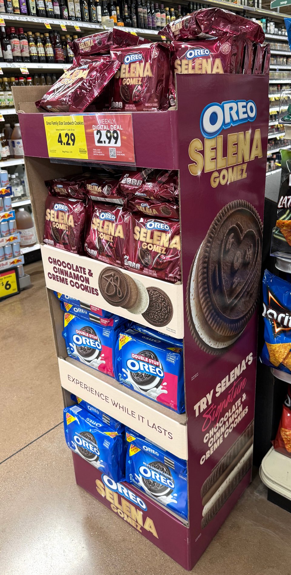 Oreo Selena Gomez Floorstand