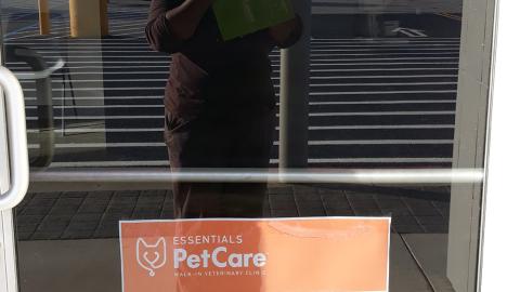 Walmart Essentials PetCare Door Clings