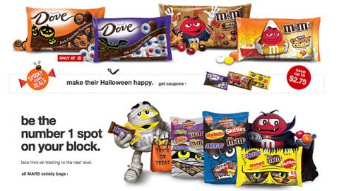 Target.com Mars 'Fright Done Right' Page