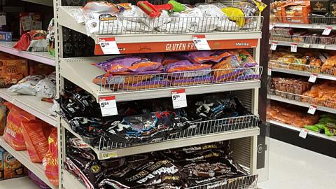 Target 'Gluten Free' Halloween Endcap