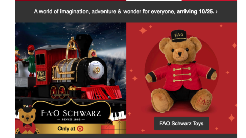 fao schwarz train target